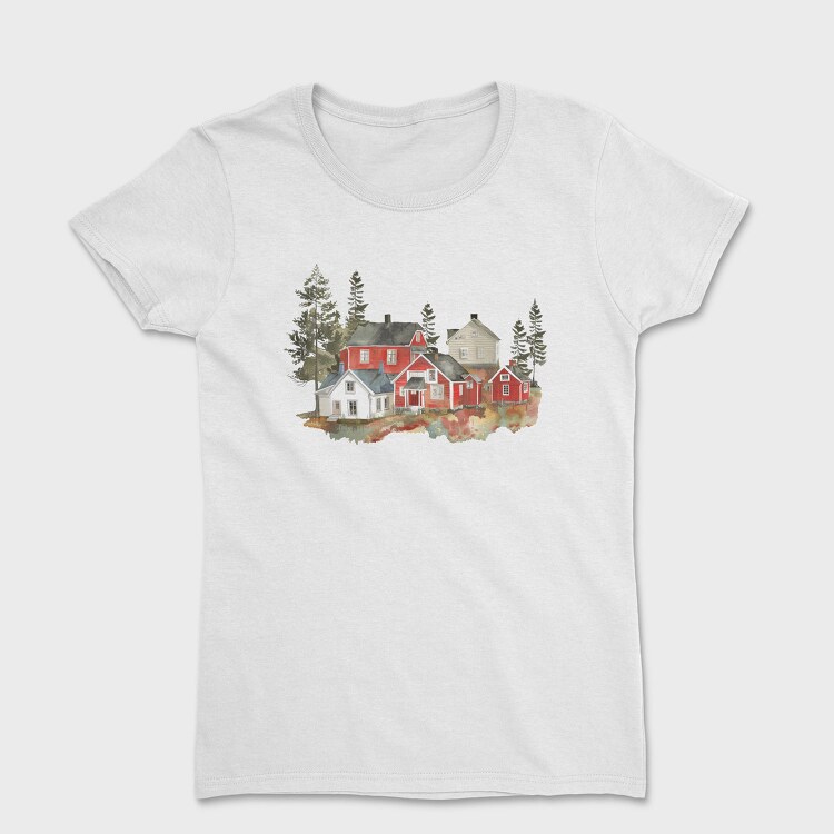 Scandinavian Houses Night, Tricou Femei