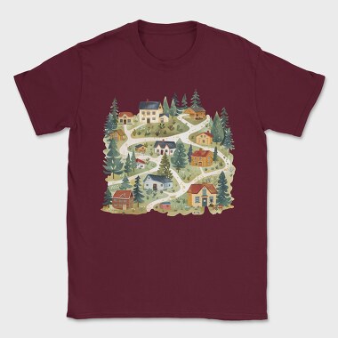 Scandinavian Serenity Nest, Tricou Barbati (Unisex)