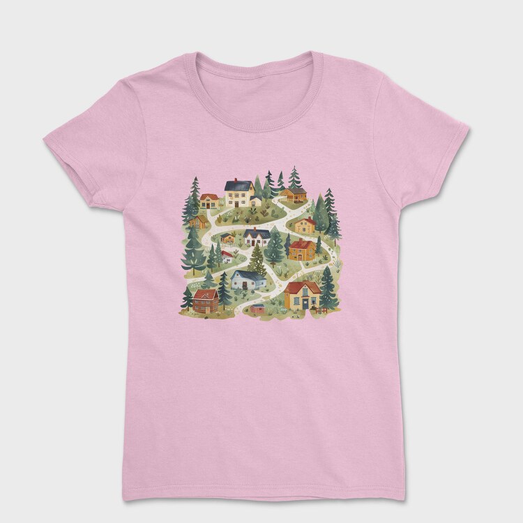 Scandinavian Serenity Nest, Tricou Femei