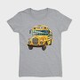 School Bus Clipart, Tricou Femei