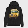 School Bus Clipart, Hanorac Oversize Barbati (Unisex)