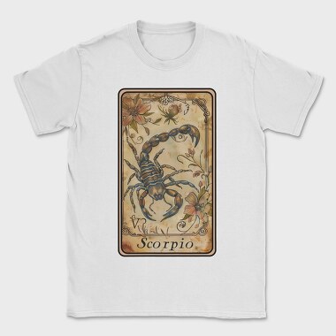Scorpio Scorpio Card, Tricou Barbati (Unisex)