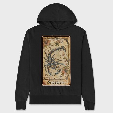 Scorpio Scorpio Card, Hanorac Oversize Barbati (Unisex)