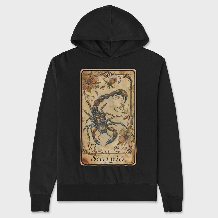 Scorpio Scorpio Card, Hanorac Oversize Barbati (Unisex)