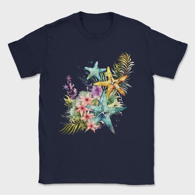 Sea Stars Flowers, Tricou Barbati (Unisex)