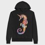Seahorse Pattern, Hanorac Oversize Barbati (Unisex)