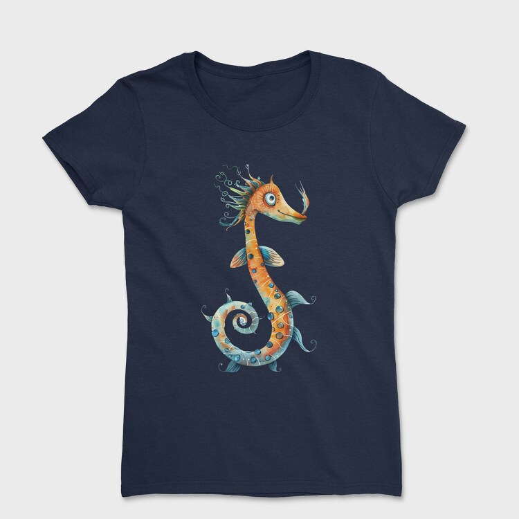 Seahorse Spiral Tail, Tricou Femei