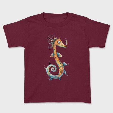 Seahorse Spiral Tail, Tricou Copii