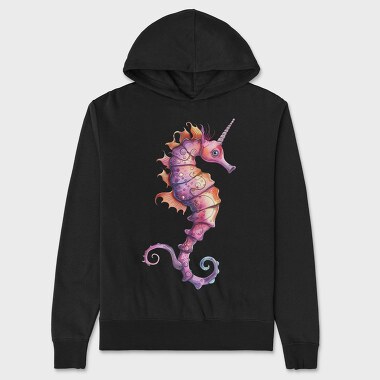 Seahorse Tail, Hanorac Oversize Barbati (Unisex)