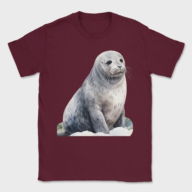 Seal Sitting Pose, Tricou Barbati (Unisex)