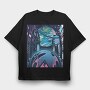 Space City Earth, Tricou Oversize Barbati (Unisex)