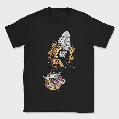 Space Rocket Car, Tricou Barbati (Unisex)