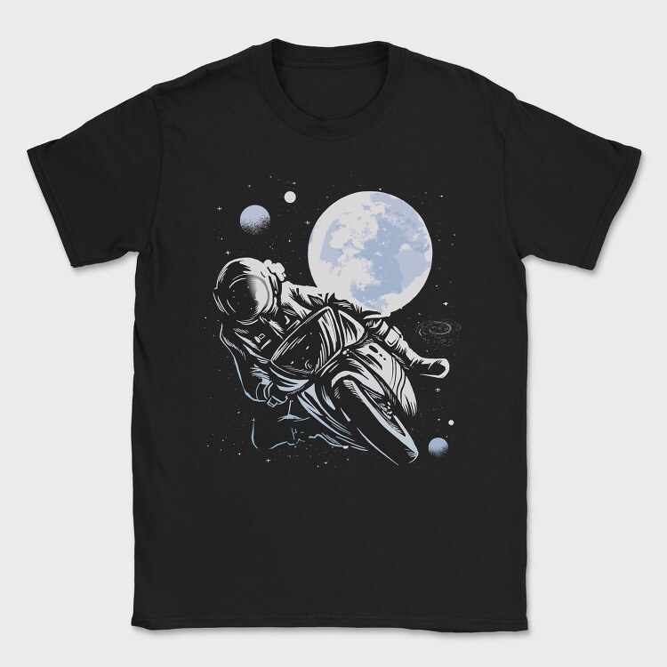 Spacewalk Moon, Tricou Barbati (Unisex)