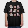 Santa Cocoa Tree, Tricou Oversize Barbati (Unisex)