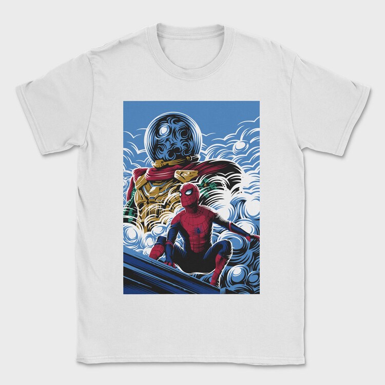 Spiderman Moon Wave, Tricou Barbati (Unisex)
