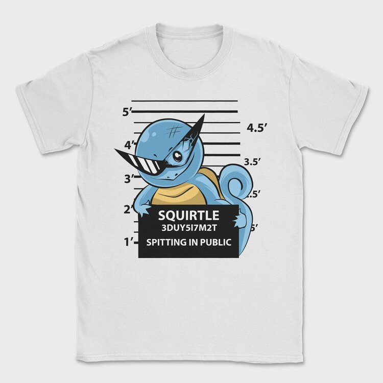 Squirty Mugshot, Tricou Barbati (Unisex)