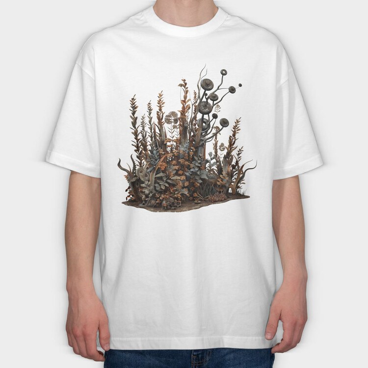 Rusty Sea Plants, Tricou Oversize Barbati (Unisex)