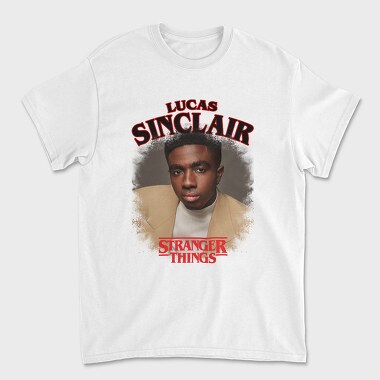 Lucas Sinclair Stranger Things, Tricou Barbati (Unisex)