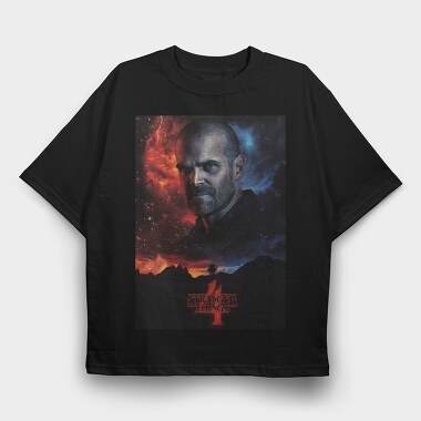 Stranger Things Alien, Tricou Oversize Barbati (Unisex)