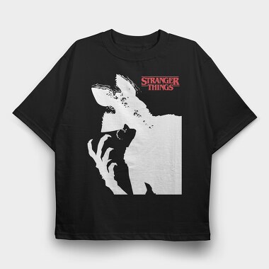 Stranger Things Demodog, Tricou Oversize Barbati (Unisex)