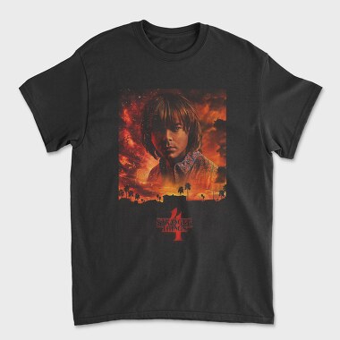 Stranger Things Fire, Tricou Barbati (Unisex)