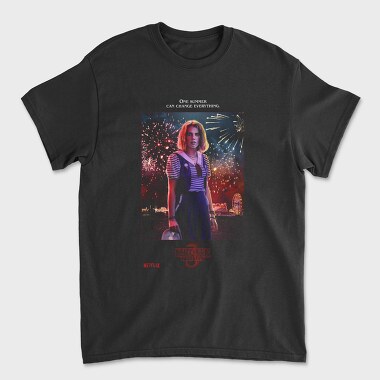 Stranger Things Fireworks, Tricou Barbati (Unisex)