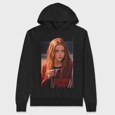Stranger Things Girl 2, Hanorac Oversize Barbati (Unisex)