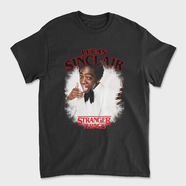 Stranger Things Lucas, Tricou Barbati (Unisex)