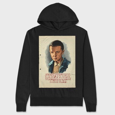 Strangers Halftone, Hanorac Oversize Barbati (Unisex)