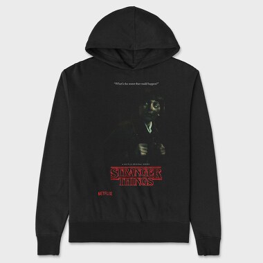 Strangers Things, Hanorac Oversize Barbati (Unisex)