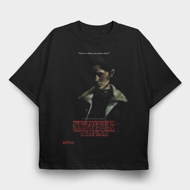 Strangerthings, Tricou Oversize Barbati (Unisex)