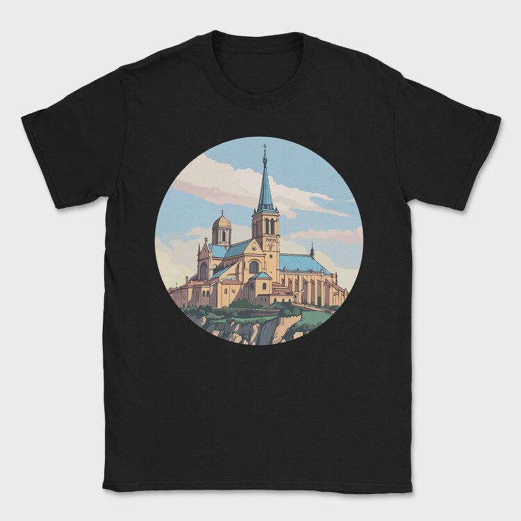 Notre Dame De La Garde, Tricou Barbati (Unisex)