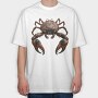 Rusty Steampunk Crab, Tricou Oversize Barbati (Unisex)