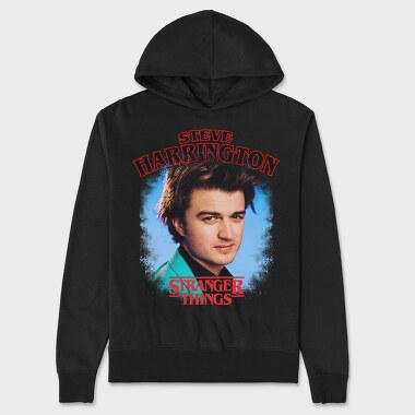 Steve Harrington Stranger Things, Hanorac Oversize Barbati (Unisex)