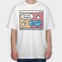 Not Sleepinj Just Afk, Tricou Oversize Barbati (Unisex)