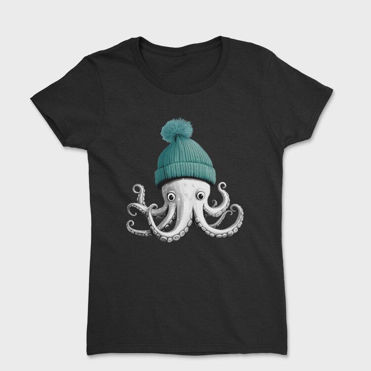 Octopus Winter Hat, Tricou Femei