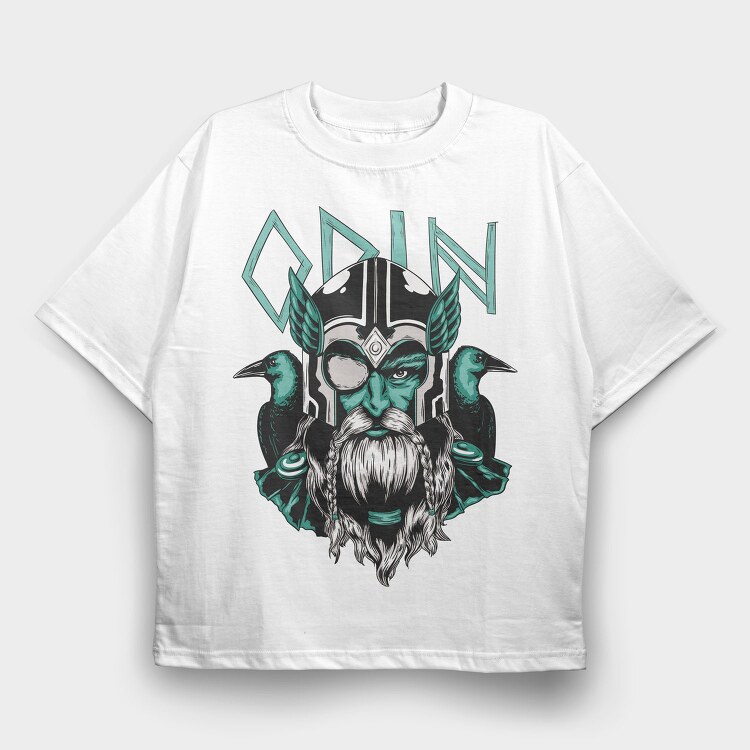 Odin Nordic, Tricou Oversize Barbati (Unisex)