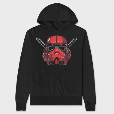 Stormtrooper Race Car, Hanorac Oversize Barbati (Unisex)