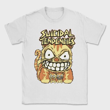Suicidal Cat Grin, Tricou Barbati (Unisex)