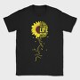 Sunflower Smile Life, Tricou Barbati (Unisex)