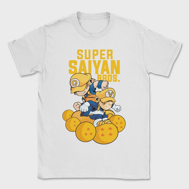Super Saiyan Bros, Tricou Barbati (Unisex)
