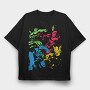 Superheroes Splash, Tricou Oversize Barbati (Unisex)