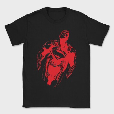 Superman Red, Tricou Barbati (Unisex)