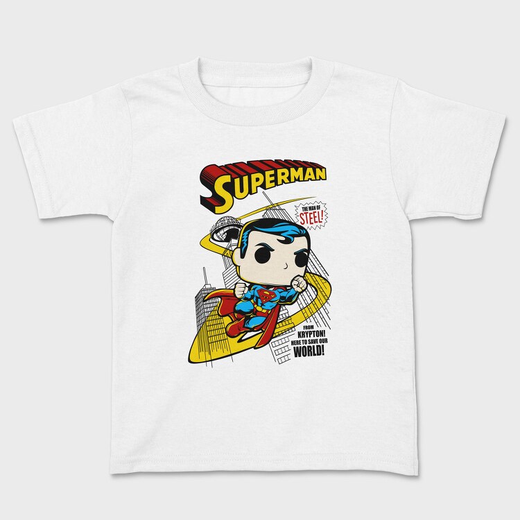 Superman Steel Save World, Tricou Copii