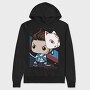 Tanjiro Katana Pop, Hanorac Oversize Barbati (Unisex)