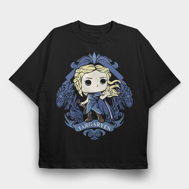 Targaryen Dragon Dance, Tricou Oversize Barbati (Unisex)