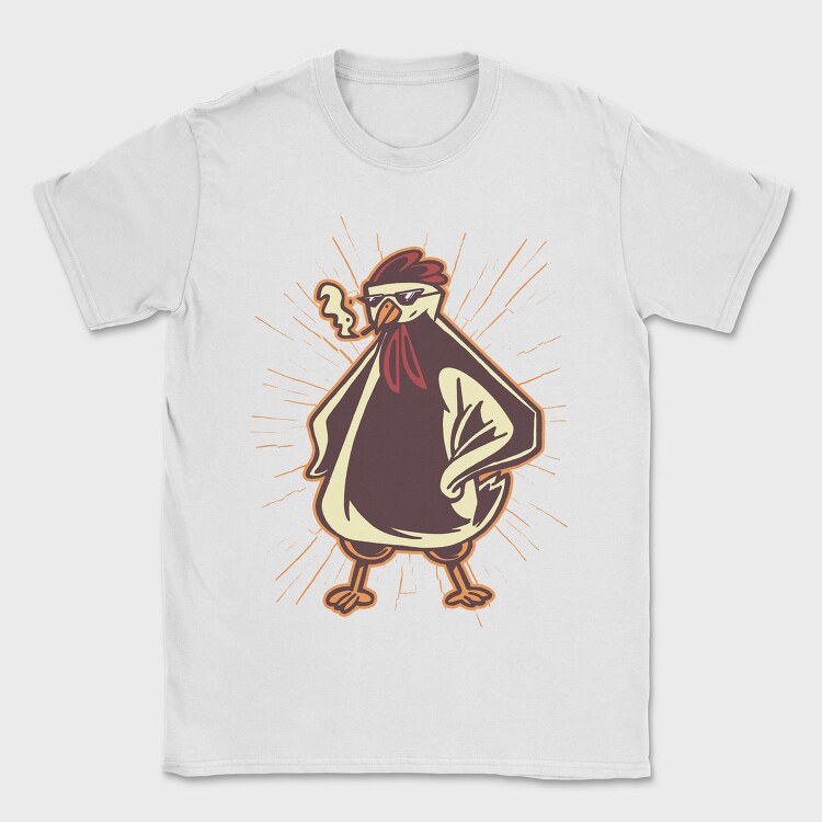 Cool Chicken Funny, Tricou Barbati (Unisex)