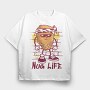 Nug Life, Tricou Oversize Barbati (Unisex)