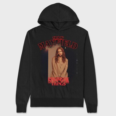Max Mayfield Stranger Things, Hanorac Oversize Barbati (Unisex)