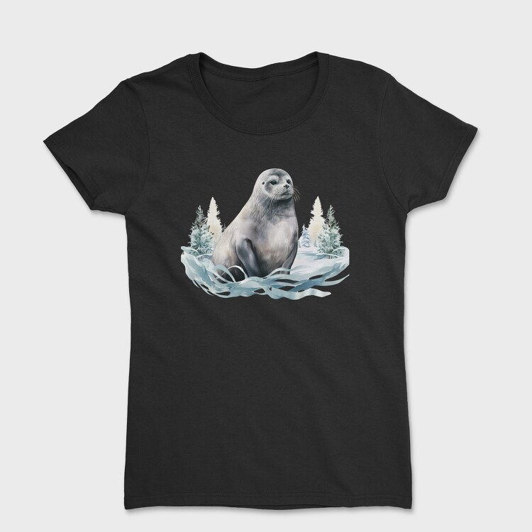 Seal Winter Snow, Tricou Femei